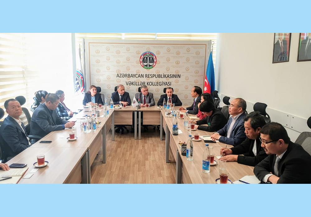 Çin Hüquq Cəmiyyətinin nümayəndələri Vəkillər Kollegiyasında olmuşlar